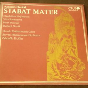 Dvorak ‎– Stabat Mater Zdenek Kosler Opus ‎- 9112 0961-62 2 LP EX