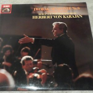 Dvorak Symphony No. 8 / Slavonic Dance  Karajan Emi 26 227-9 Germany lp EX