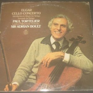 ELGAR Cello Concerto BOULT / LPO TORTELIER ANGEL S-37029 LP