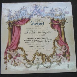 ELISABETH SCHWARZKOPF & KARAJAN Figaro ORIG Columbia 33cx 1558 UK-1958 lp