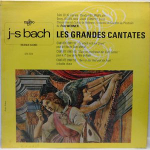 Edith SELIG / Claudia HELLMAN J.S Bach – Les Grandes Contates LP ERATO STE 50223
