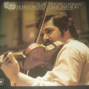 Elgar – Violin Concerto Zukerman / Barenboim CBS 76528 Gatefold LP EX