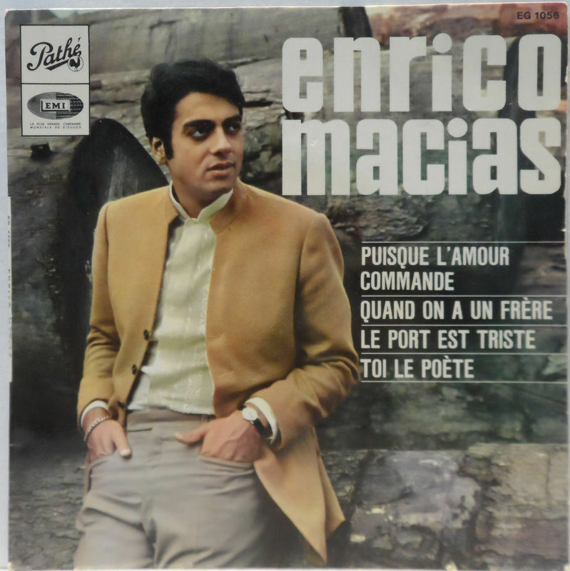 Enrico Macias – Puisque L’Amour Commande 7″ EP 1967 France French Chanson