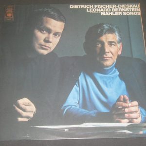 FISCHER DIESKAU & BERNSTEIN Mahler Songs CBS 72973 LP EX