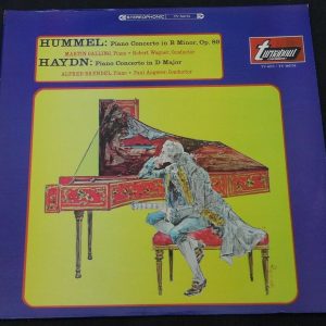 GALLING / BRENDEL Hummel / Haydn Piano Works VOX Turnabout LP EX