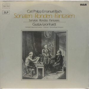 GUSTAV LEONHARDT C.P.E. BACH – Sonata / Rondo / Fantasy RCA RL 30429 2LP Set