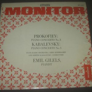 Gilels / Kondrashin – Prokofiev / Kabalevsky Piano Concertos Monitor MCS 2061 LP