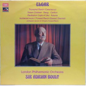 HMV ASD 3050 UK BOULT / London Philharmonic Orchestra ELGAR: Orchestral Music