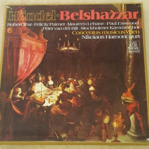 Handel : Belshazzar Harnoncourt   Telefunken 6.35326 4 LP Box EX