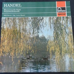 Handel – Royal Fireworks Music / Water Music Suite Maazel Fontana 700451 lp
