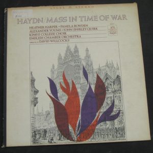 Haydn – Mass In Time of War HARPER , BOWDEN ,  DAVID WILLCOCKS Angel lp