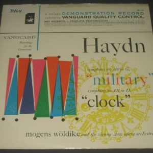 Haydn – Symphony Nos. 100 & 101 Woldike Vanguard SRV 109 lp DEMONSTRATION