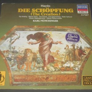 Haydn The Creation  Karl Munchinger  Decca Jubilee 410 270-1 2 lp Gatefold EX