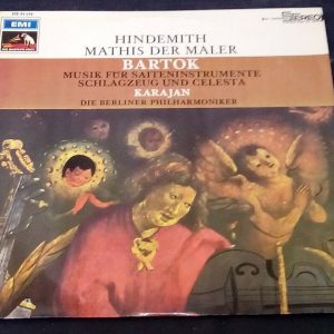 Hindemith Mathis Der Maler Bartok Musik Für Saiteninstrumente Karajan EMI LP EX