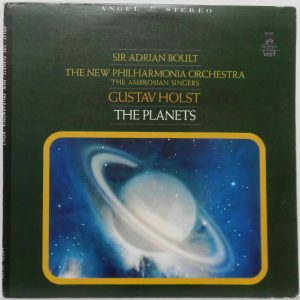 Holst – The Planets LP The New Philharmonia Orchestra ADRIAN BOULT Angel 36420
