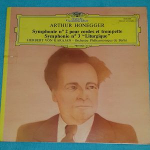 Honegger – Symphonie Liturgique / No. 2 Karajan  DGG 2530 068 LP