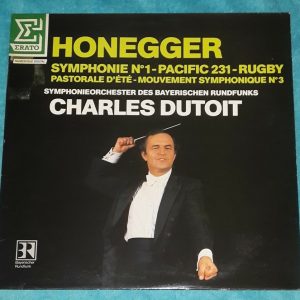 Honegger Symphony no.1 Etc  Charles Dutoit Erato NUM 75254 LP EX