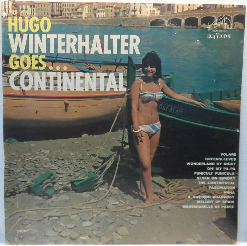 Hugo Winterhalter – Goes Continental LP 1962 Big Band Easy Listening sexy cover