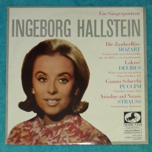 Ingeborg Hallstein ‎- A singer portrait Marcato 60 513 10″ LP EX