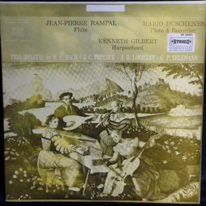 JEAN-PIERRE RAMPAL MARIO DUSCHENES KENNETH GILBERT – Sonatas W. F. BACH PEPUSCH