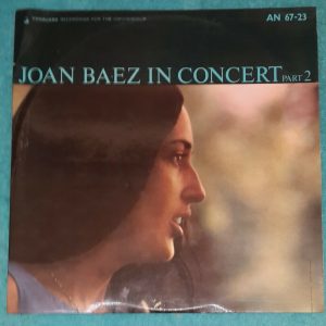 Joan Baez – In Concert Part 2 Vanguard VRS-9113 LP 1st Pressing  Folk