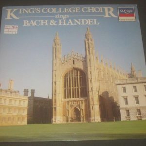 King’s College Choir ?? Bach & Handel  Argo  ?411 640-1 LP EX