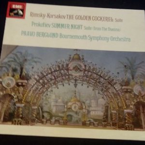 Korsakov Golden Cockerel Prokofiev Summer Night Suite Berglund EMI  ASD 3141 LP