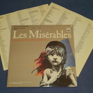 Les Misérables Alain Boublil And Claude-Michel Schönberg Relativity 2 LP