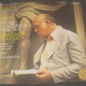Liszt – Piano Concerto No. 1 & 2 Richter / Kondrashin PHILIPS 412 006-1 LP