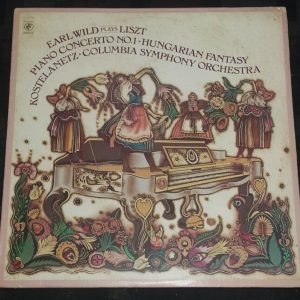 Liszt – Piano Concerto No. 1 / Hungarian Fantasy  Kostelanetz  Wild  Columbia LP