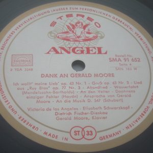 Los Angeles Schwarzkopf Fischer-Dieskau – Gerald Moore Angel Gold 2 LP Box