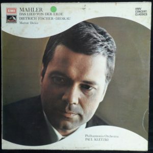 MAHLER – Das Lied Von Der Erde DIETRICH FISCHER-DIESKAU PAUL KALETZKI EMI HMV