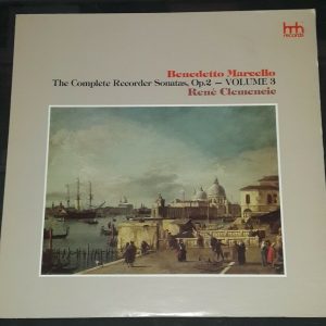 Marcello complete Recorder Sonates Clemencic HNH Records ‎- HNH4089 lp EX