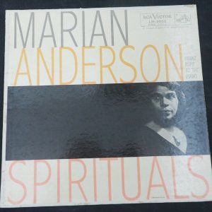 Marian Anderson With Franz Rupp ‎– Spirituals RCA LM 2032 1956 lp EX