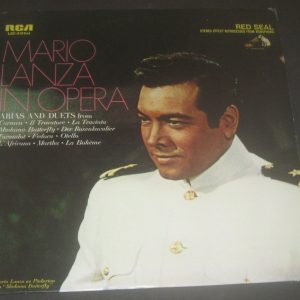Mario Lanza Opera Arias & Duets  Verdi Bizet Puccini Etc  RCA LSC-3101 LP EX