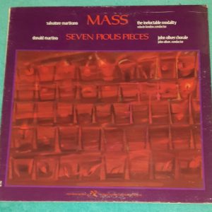 Martirano ‎– Mass , Martino – Seven Pious Pieces Edwin London NW 210 LP EX