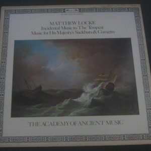 Matthew Locke Incidental Music To The Tempest Academy Of Ancient DSLO 507 LP