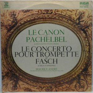Maurice André / Paillard ?Chamber Pachelbel – Canon / Fasch Trumpet Concertos LP