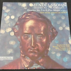 Mendelssohn Quartet No. 2 / 5 New Music String Quartet Columbia P 14170 lp ex