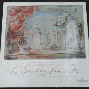Mendelssohn le Songe D’Une Night D’Summer Paul Kletzki Columbia Fcx 366 lp Rare