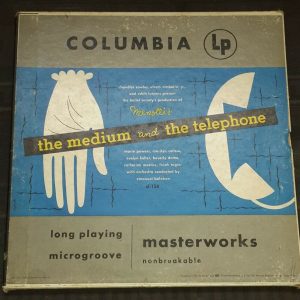 Menotti ‎- The Medium And The Telephone  Columbia ‎OSL 154 6 Eye lp