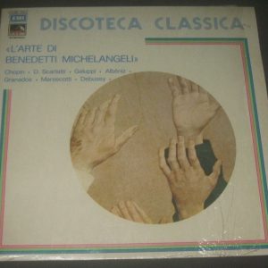 Michelangeli Chopin : Scarlatti : Galuppi : Albeniz: Granados Etc HMV EMI LP EX