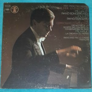 Milhaud / Jolivet – Piano Concertos Philippe Entremont Columbia MS 7432 LP