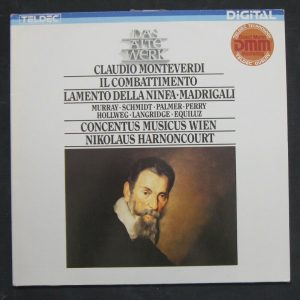 Monteverdi – Il Combattimento, Nikolaus Harnoncourt . TELDEC Digital Gatefold lp