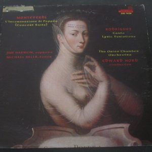 Monteverdi / Rodriguez / Harmon /  Sells / Edward Nord Orion lp