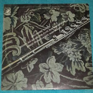 Mozart ‎- 6 Sonatas For Flute & Harpsichord Rampal Veyron-Lacroix LP EX