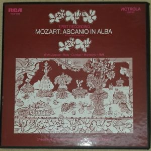 Mozart ‎– Ascanio In Alba   Cillario   RCA ‎VICS-6126 3 LP Box EX+