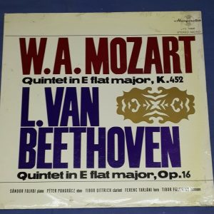 Mozart / Beethoven Quintet Fulemile Dittrich Falvai Hungaroton LP
