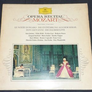 Mozart Opera Recitals Fischer-Dieskau Stader Seefried DGG Tulips lp 1966
