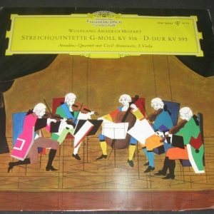 Mozart String quintet KV 516 / 593 Amadeus Quartett DGG LPM 18057 Tulip lp 1964